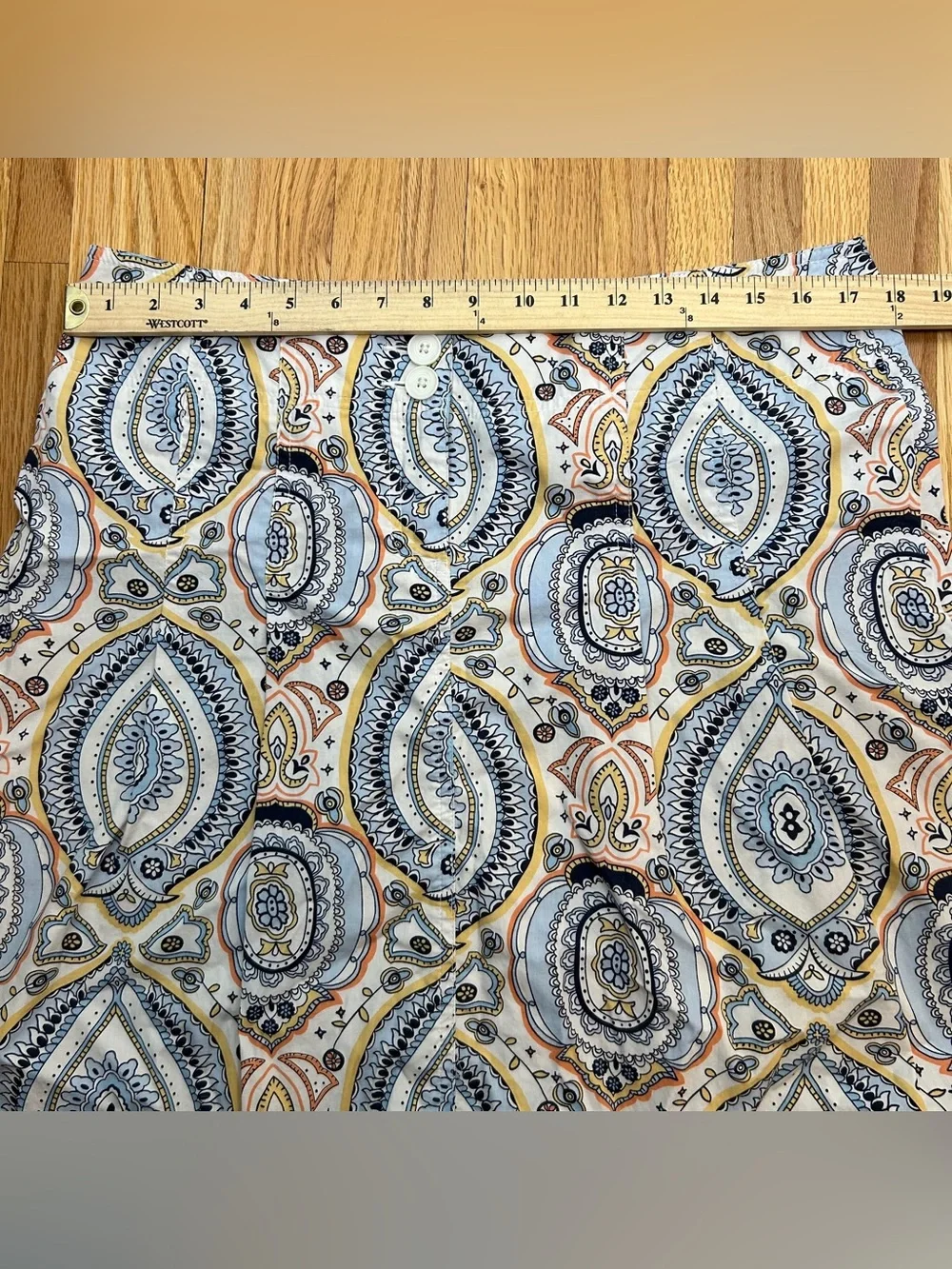 Ann Taylor Loft Paisley Mini Skirt